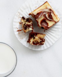 Cookie Dough Cheesecake Brownie_Overhead_Bakers Royale