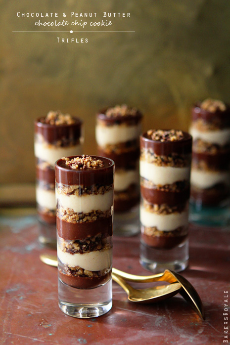 Chocolate and Peanut Butter Trifle by Bakers Royale 1 Chocolate and Peanut Butter Trifle by Bakers Royale 1 Chocolate and Peanut Butter Chocolate Chip Cookie Trifles