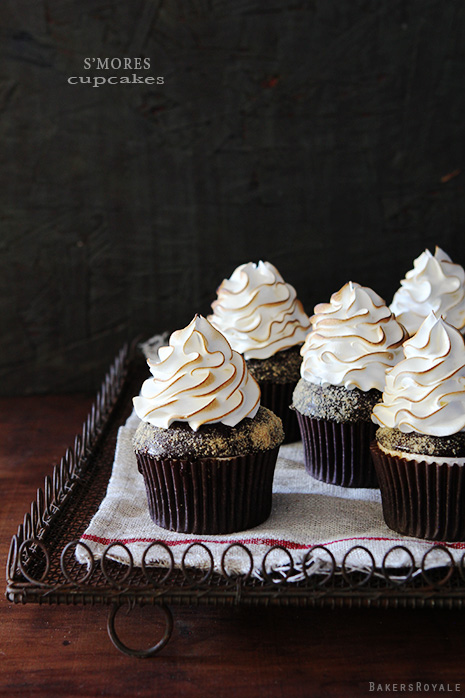 Smores Cupcakes via Bakers Royale Smores Cupcakes via Bakers Royale Smores Cupcakes