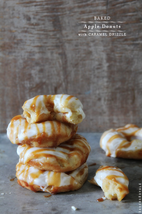 Baked Apple Donuts via Bakers Royale Apple Donuts via Bakers Royale Baked Apple Doughnuts