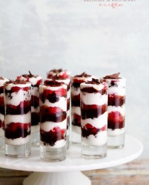 Brownie and Raspberry Trifle via Bakers Royale