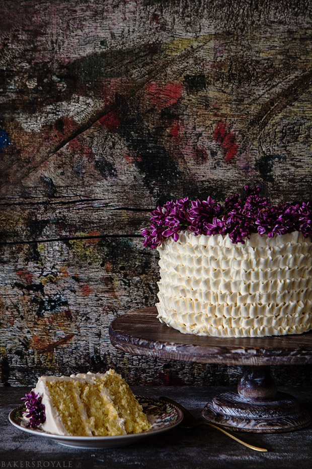 Lemon and Lilac Cake | Bakers Royale