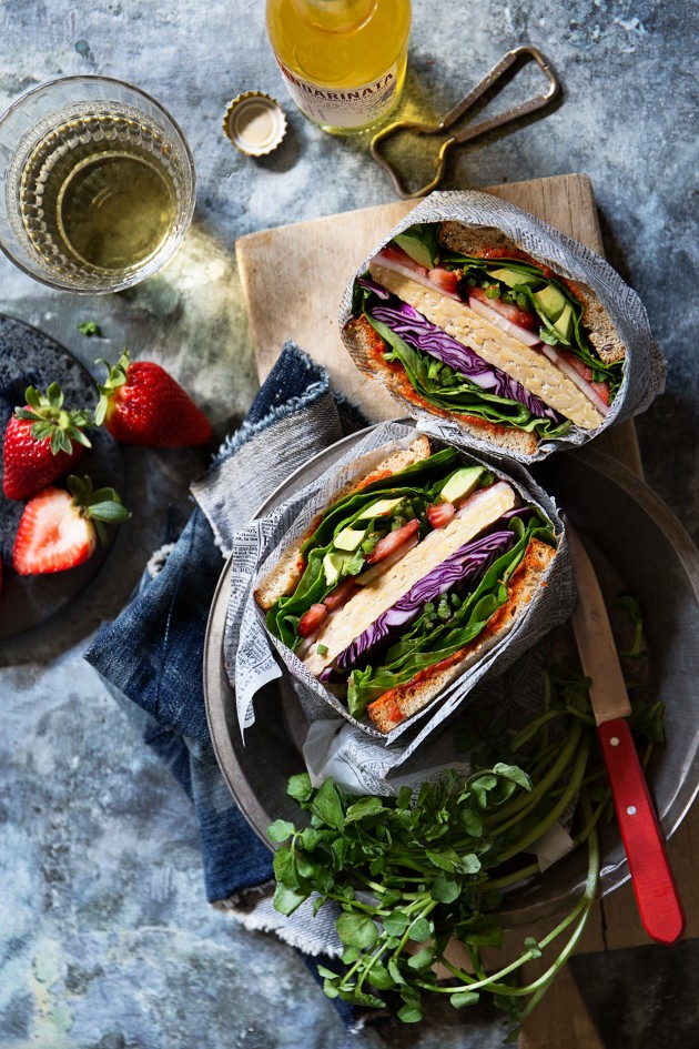 Ultimate Veggie Sandwich via Bakers Royale