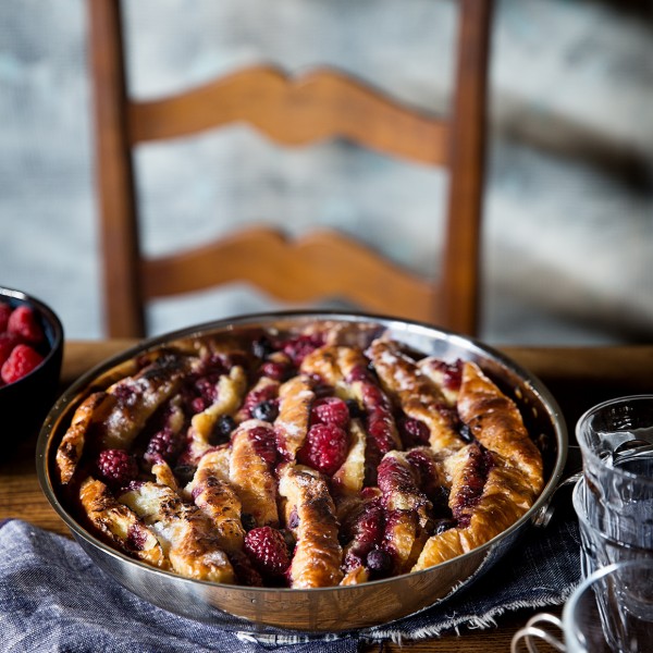 Mixed Berry Croissant Bread Pudding Bakers Royale 600x600