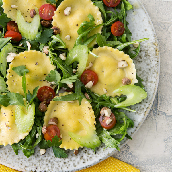 Golden Beet Ravioli Salad Bakers Royale copy 600x600