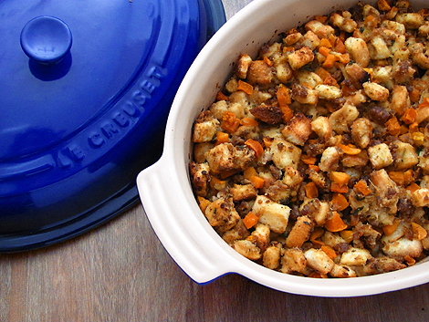 Sausage and Butternut Squash Stuffing