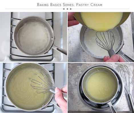 Step-by-step to making pastry cream