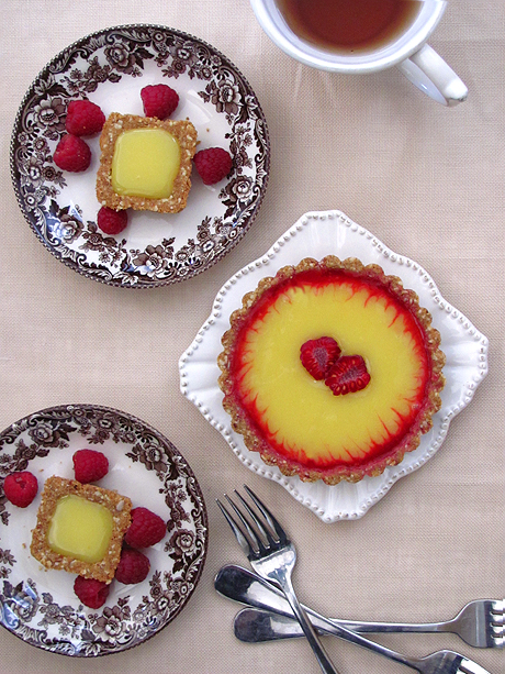 Lemon and Raspberry Tart