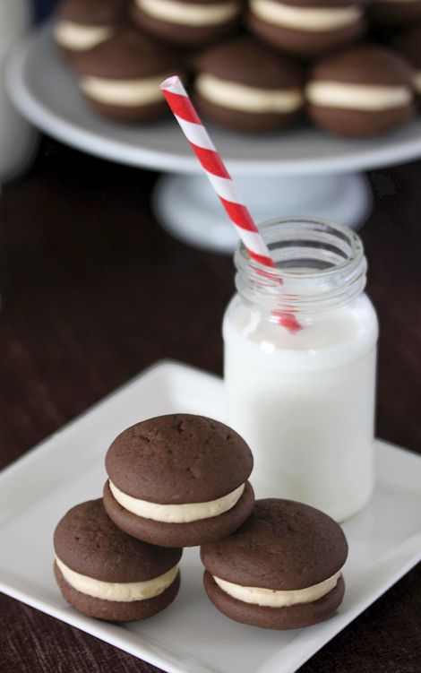 Salted Caramel and Chocolate Stout Whoopie Pie
