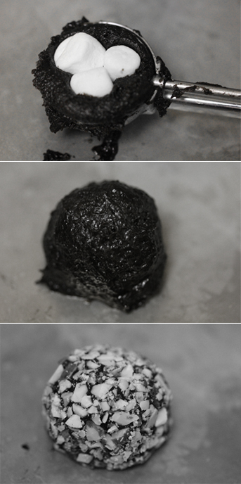 Step-by-step Rocky Road Cookies