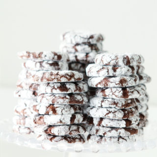 Peppermint Crinkle Cookies