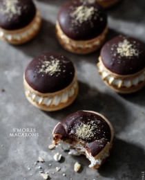 Smores Macarons from Bakers Royale31 210x260
