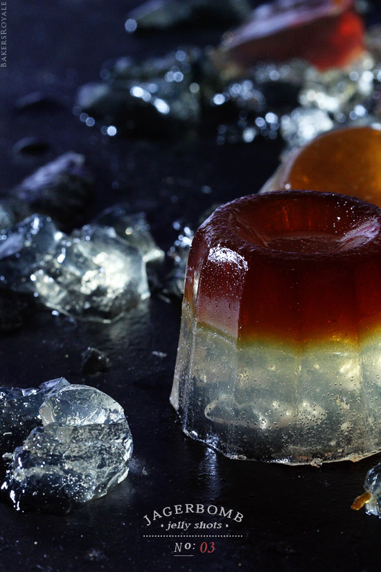 Jagerbomb Jelly Shot 3 via Bakes Royale
