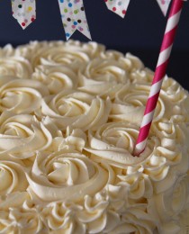 Rose Cake with step by step photos via Bakers Royale 210x260