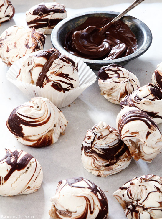 Chocolate Swirl Meringue by Bakers Royale