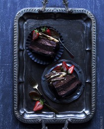 Chocolate Mousse Cake via Bakers Royale 210x260