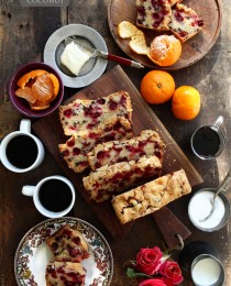 Cranberry and Coconut Bread via Bakers Royale 210x260