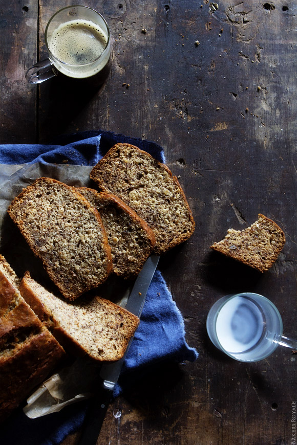 Toasted Pecan & Coconut Banana Bread | Bakers Royale