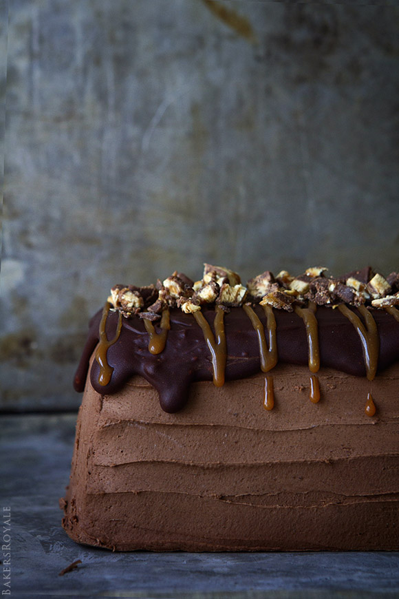 Snickers Semifreddo Cake | Bakers Royale