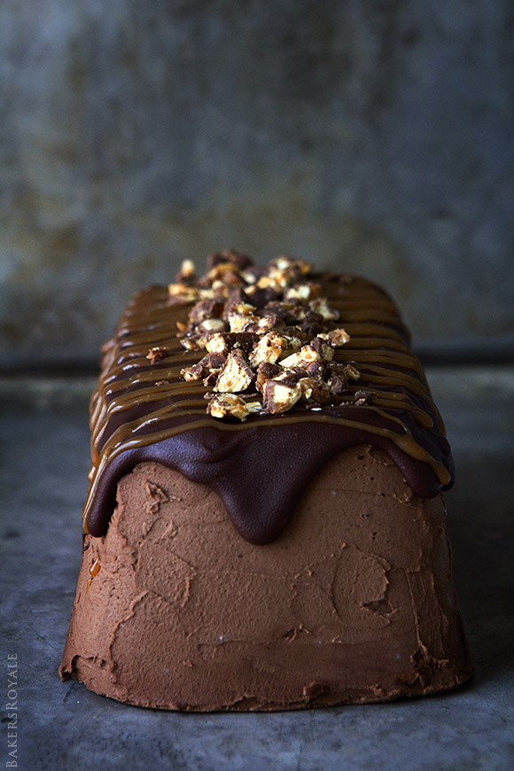 Snickers Semifreddo Cake | Bakers Royale