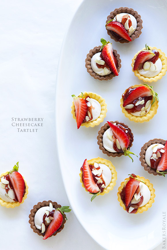 Strawberry Cheesecake Tartlet by Bakers Royale