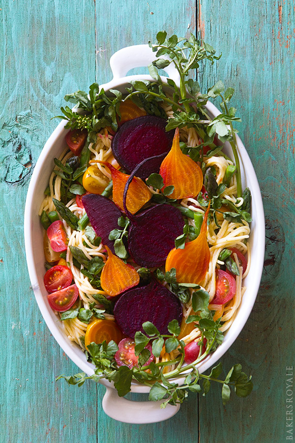 Pasta Primavera with Beets | Bakers Royale