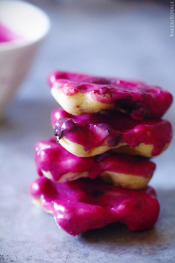 Blueberry Waffle Cookies by Bakers Royale