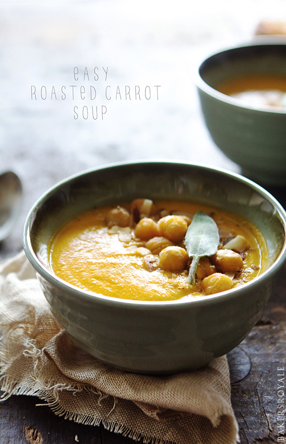 Roasted Carrot Soup from Bakers Royale