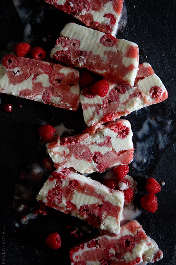 Coconut and Strawberry Ice Cream Terrine from Bakers Royale