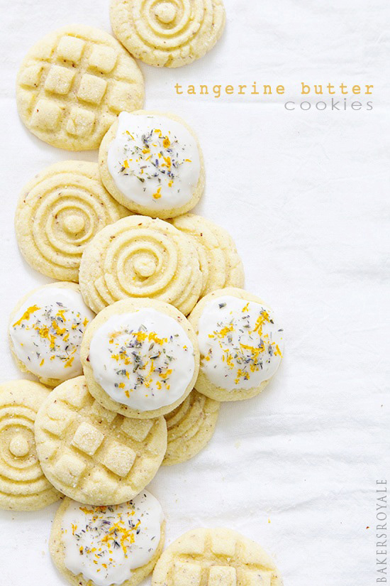 Tangerine Butter Cookies by Bakers Royale
