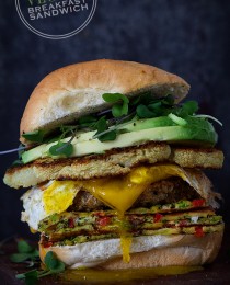 The Epic Veggie Sandwich via Bakers Royale 210x260
