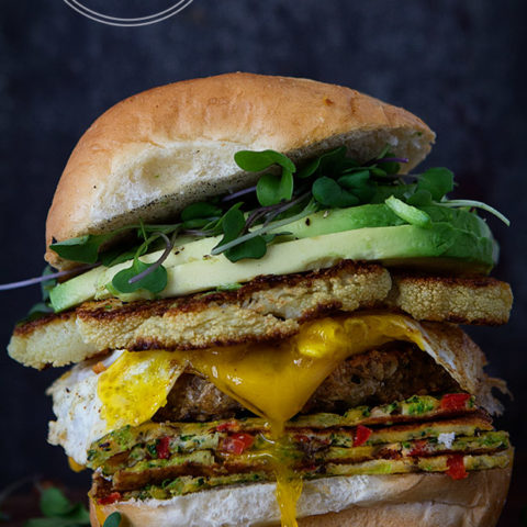 The Epic Veggie Breakfast Sandwich