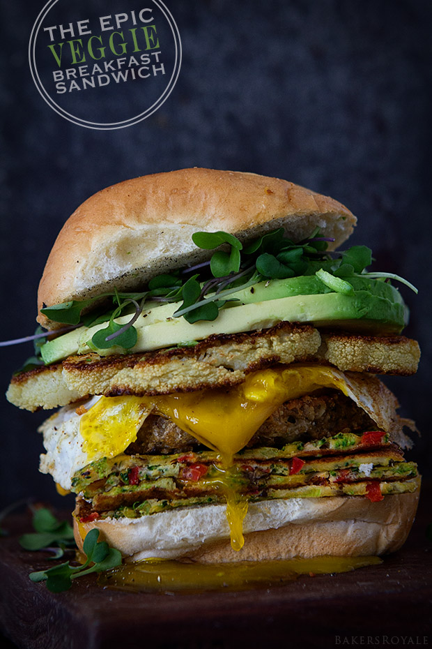 The Epic Veggie Sandwich via Bakers Royale