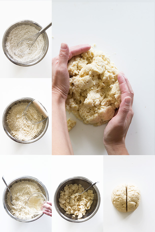 Pie Crust - Dough Mixing Step 1 via Bakers Royale