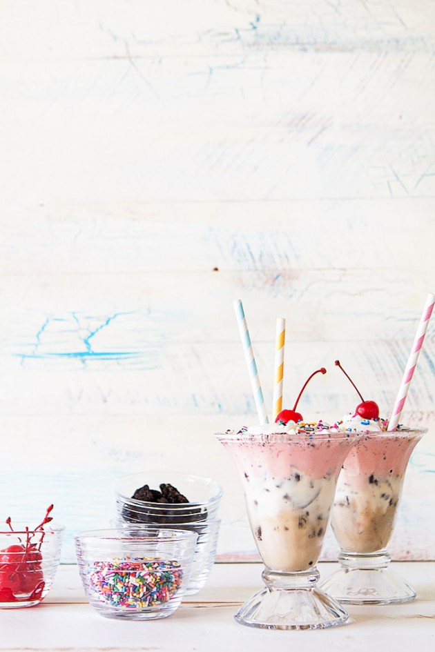 Oreo Neapolitan Milkshake_Bakers Royale