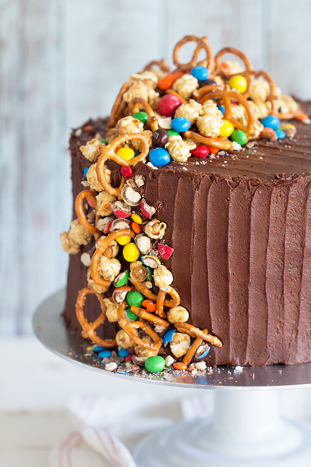 Chocolate Birthday Cake via Bakers Royale