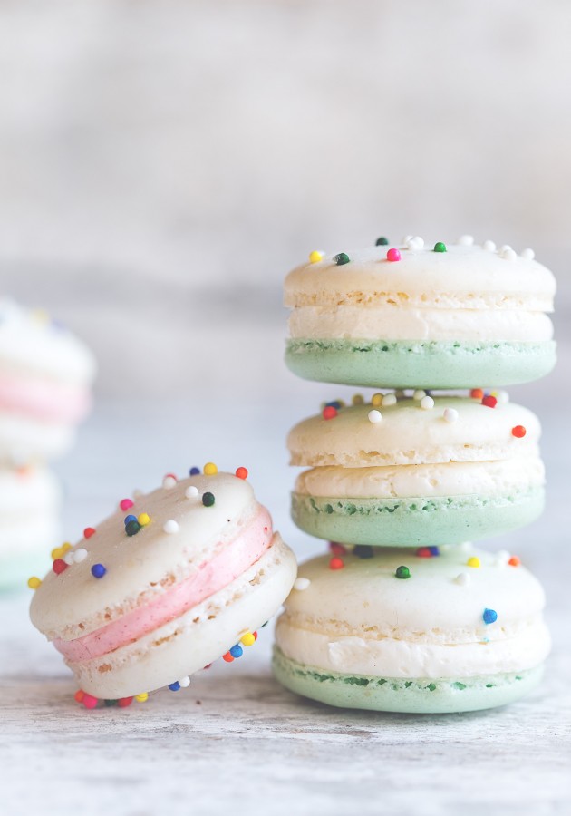 Cake Batter Macaron | Bakers Royale