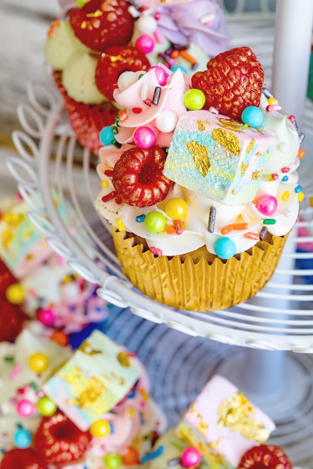 Unicorn Cupcakes via Bakers Royale
