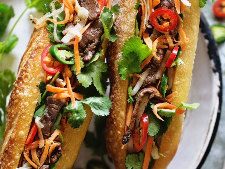Grilled Beef Banh Mi 