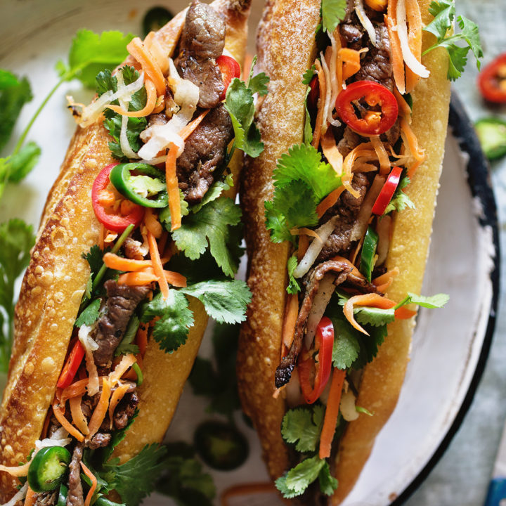 Grilled Beef Banh Mi