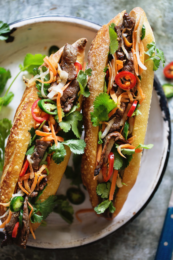 Grilled Beef Banh Mi Bakers Royale