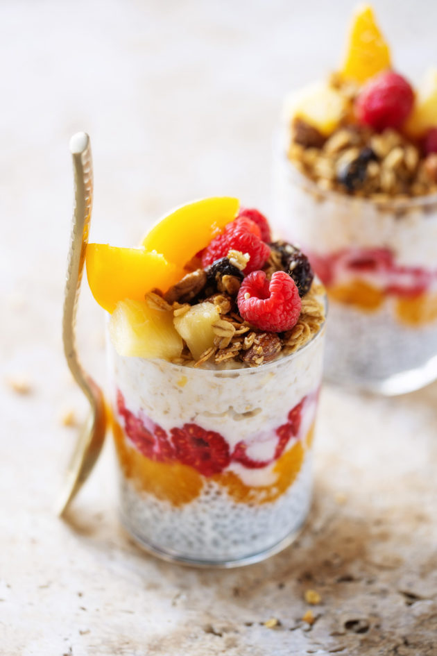 Tropical Breakfast Parfait Breakfast Recipe for those rushed mornings, you can even make this the night before and save yourself even more time.