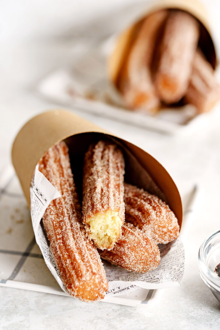 Crescent Roll Churros - Crazy for Crust